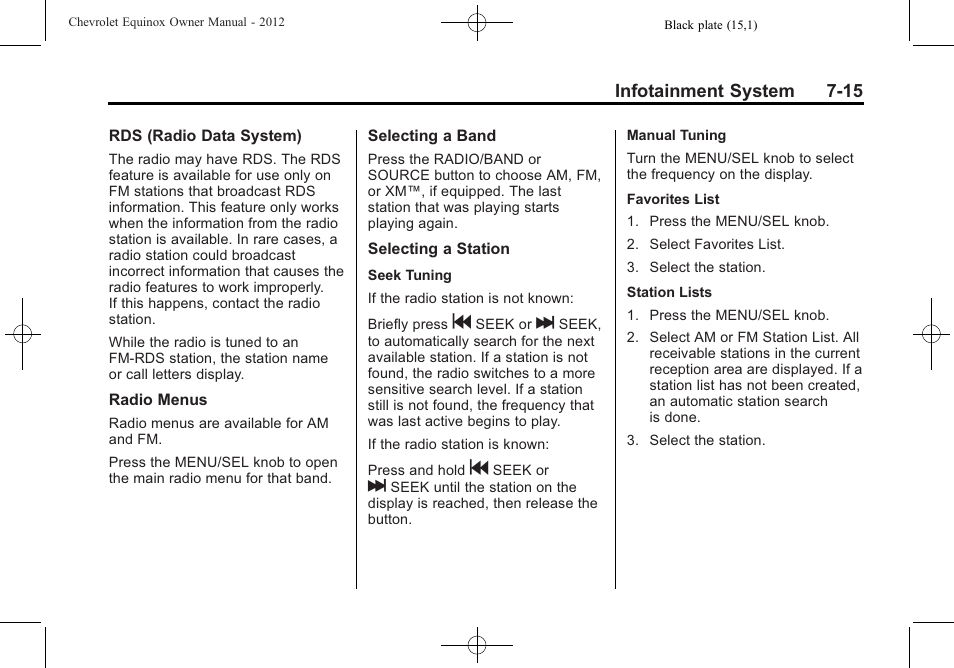 CHEVROLET 2012 Equinox User Manual | Page 175 / 428