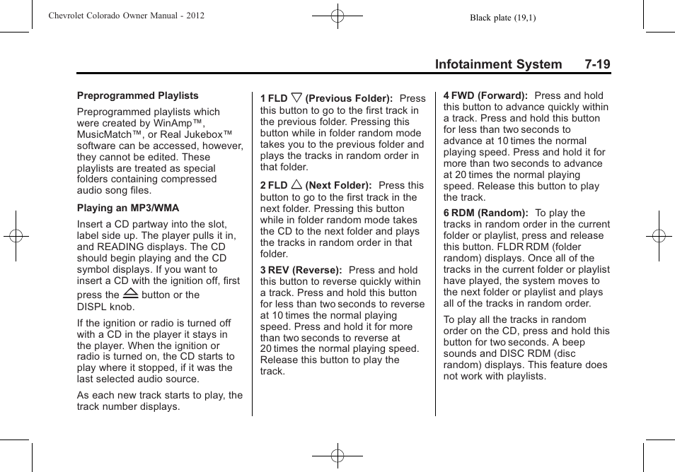 CHEVROLET 2012 Colorado User Manual | Page 167 / 408