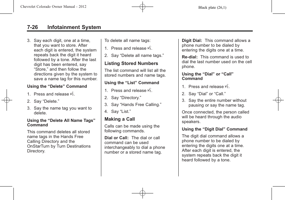 CHEVROLET 2012 Colorado User Manual | Page 174 / 408