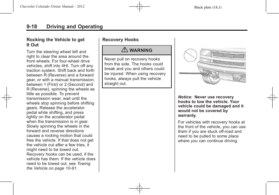 CHEVROLET 2012 Colorado User Manual | Page 200 / 408