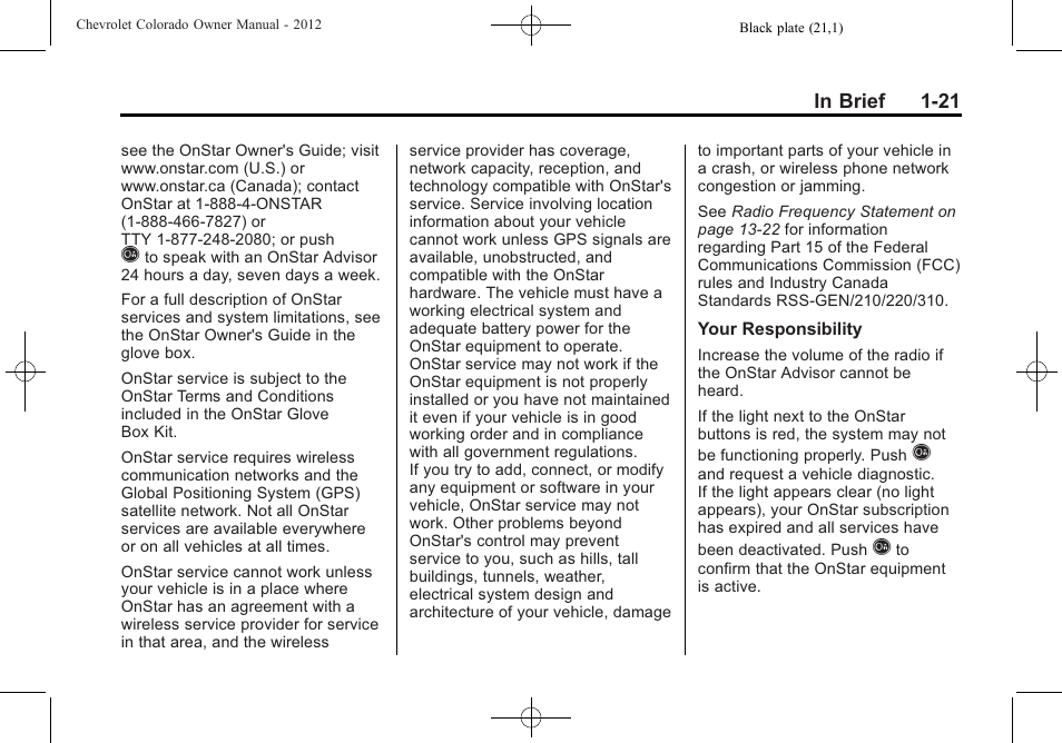 CHEVROLET 2012 Colorado User Manual | Page 27 / 408
