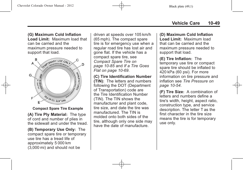 CHEVROLET 2012 Colorado User Manual | Page 299 / 408