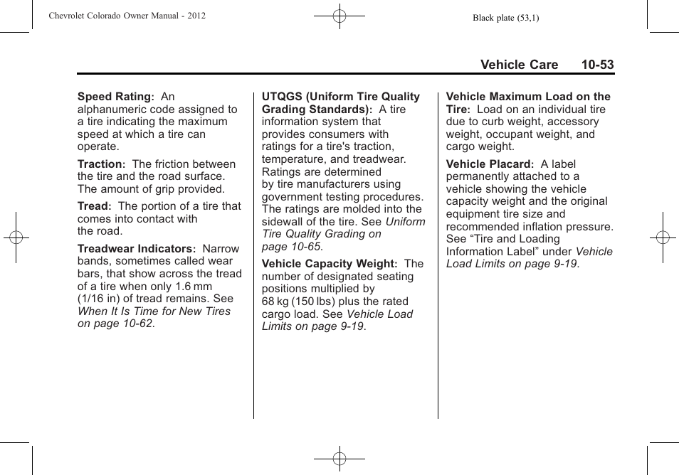 CHEVROLET 2012 Colorado User Manual | Page 303 / 408