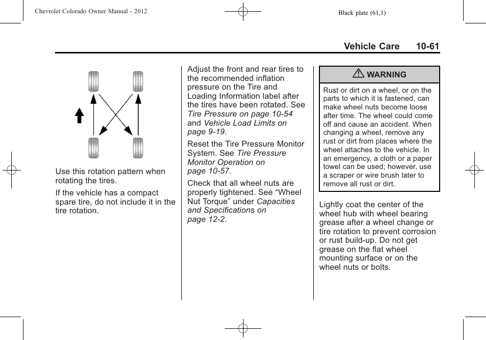 CHEVROLET 2012 Colorado User Manual | Page 311 / 408