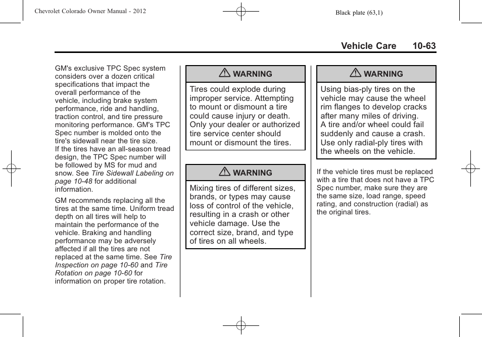 CHEVROLET 2012 Colorado User Manual | Page 313 / 408