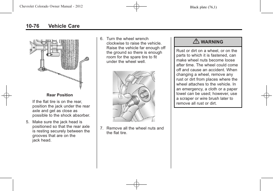 CHEVROLET 2012 Colorado User Manual | Page 326 / 408