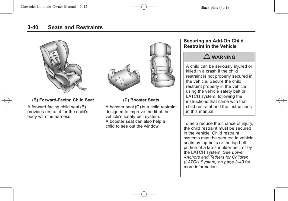 CHEVROLET 2012 Colorado User Manual | Page 88 / 408