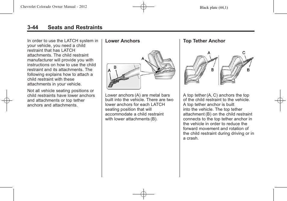 CHEVROLET 2012 Colorado User Manual | Page 92 / 408