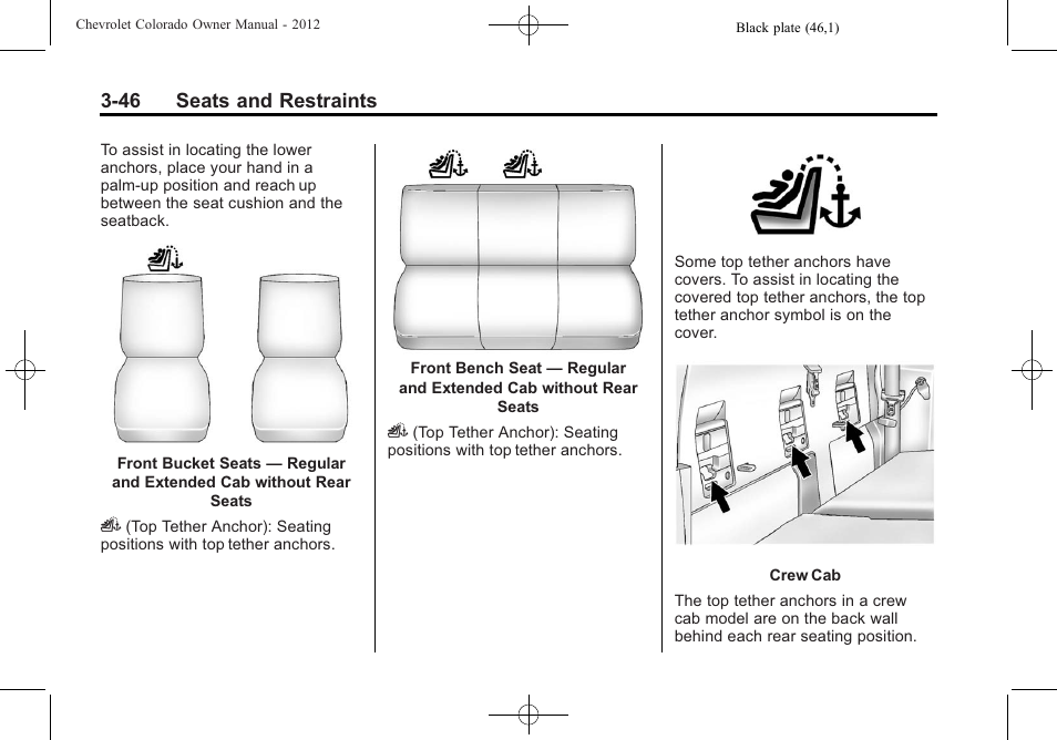 CHEVROLET 2012 Colorado User Manual | Page 94 / 408