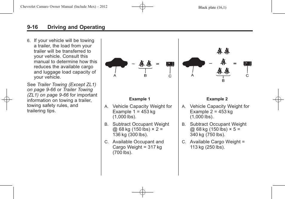 CHEVROLET 2012 Camaro User Manual | Page 222 / 444