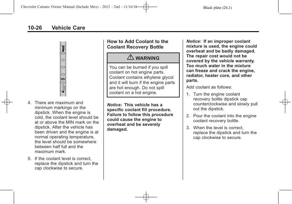 CHEVROLET 2012 Camaro User Manual | Page 300 / 444