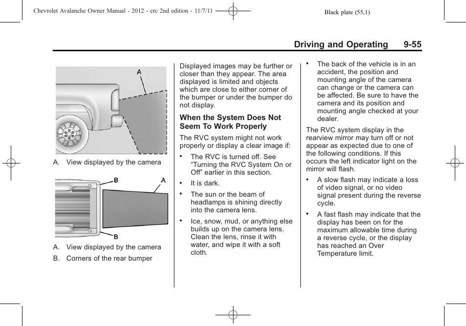 Driving and operating 9-55 | CHEVROLET 2012 Avalanche User Manual | Page 305 / 488