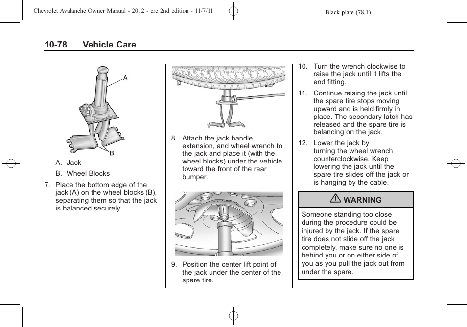 CHEVROLET 2012 Avalanche User Manual | Page 408 / 488