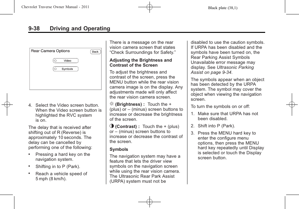 38 driving and operating | CHEVROLET 2011 Traverse User Manual | Page 296 / 452