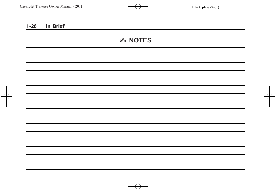 CHEVROLET 2011 Traverse User Manual | Page 32 / 452
