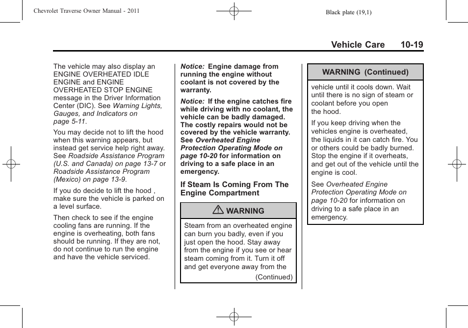 CHEVROLET 2011 Traverse User Manual | Page 331 / 452