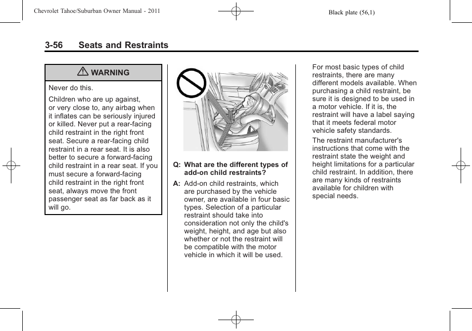 CHEVROLET 2011 Suburban User Manual | Page 118 / 522