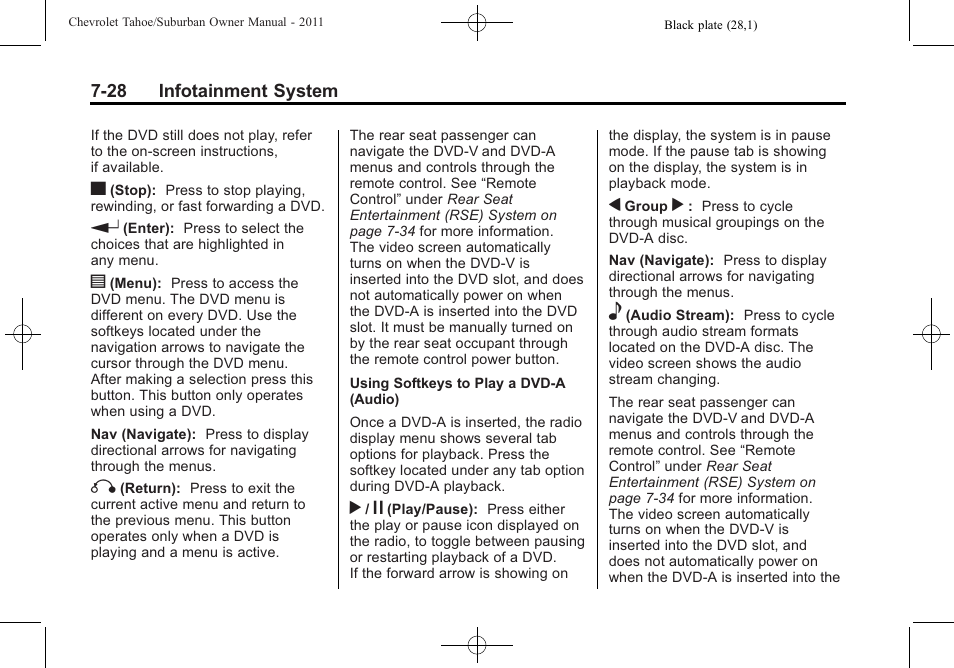 CHEVROLET 2011 Suburban User Manual | Page 240 / 522