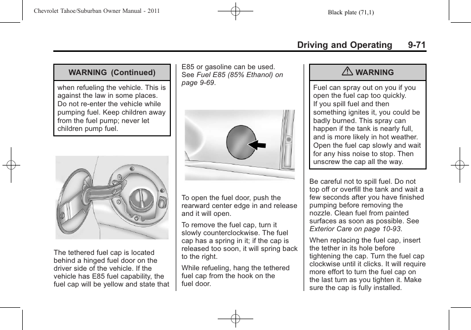 CHEVROLET 2011 Suburban User Manual | Page 351 / 522