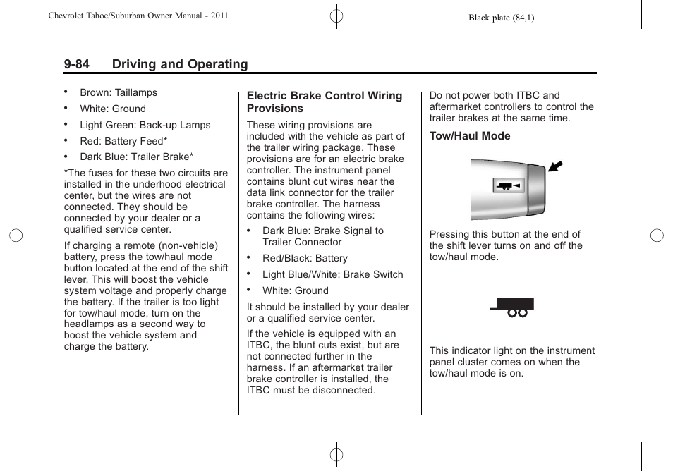 84 driving and operating | CHEVROLET 2011 Suburban User Manual | Page 364 / 522