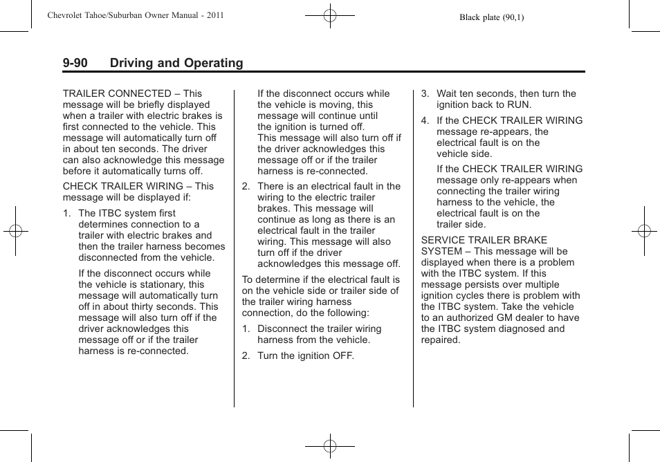 90 driving and operating | CHEVROLET 2011 Suburban User Manual | Page 370 / 522