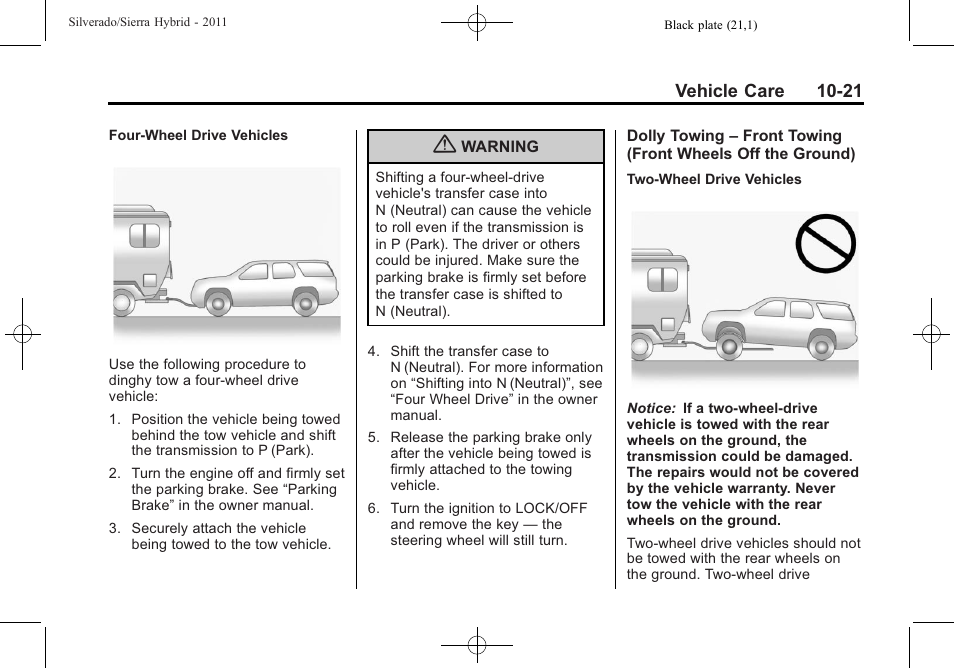 CHEVROLET 2011 Silverado User Manual | Page 67 / 80