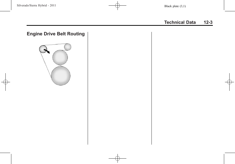 Engine drive belt routing | CHEVROLET 2011 Silverado User Manual | Page 75 / 80