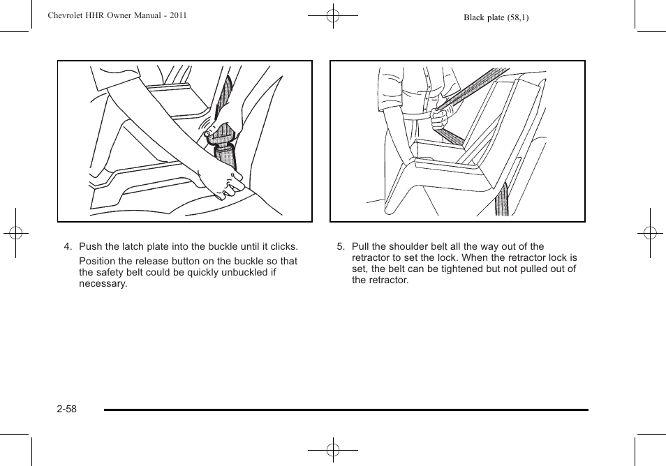 CHEVROLET 2011 HHR User Manual | Page 92 / 444