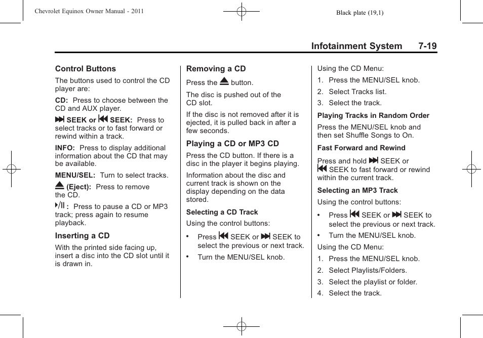 CHEVROLET 2011 Equinox User Manual | Page 175 / 416