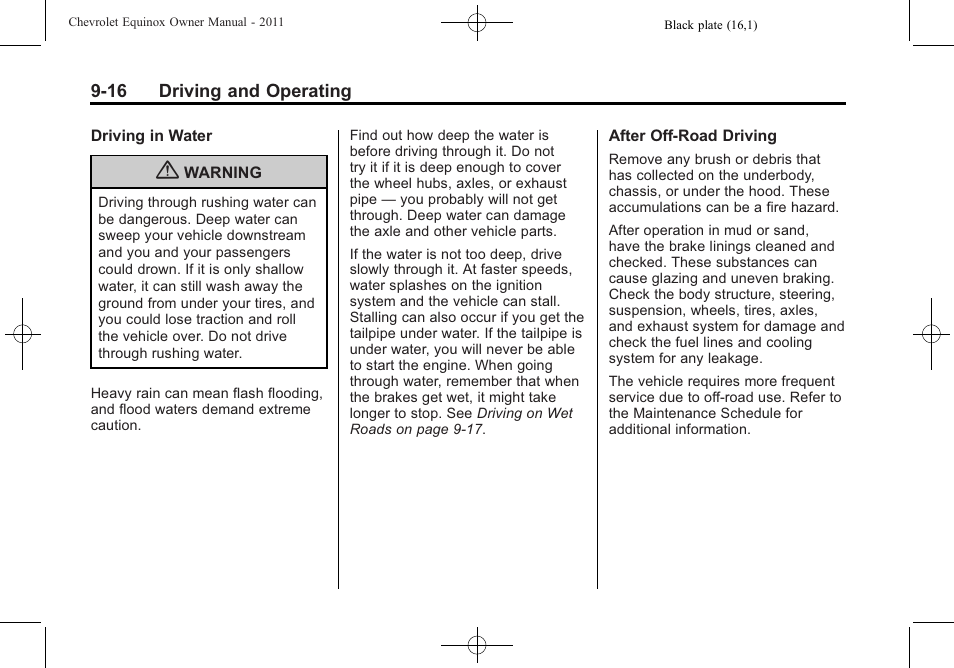 CHEVROLET 2011 Equinox User Manual | Page 238 / 416