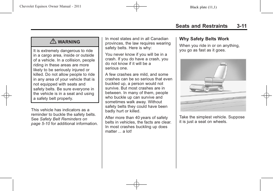 CHEVROLET 2011 Equinox User Manual | Page 65 / 416