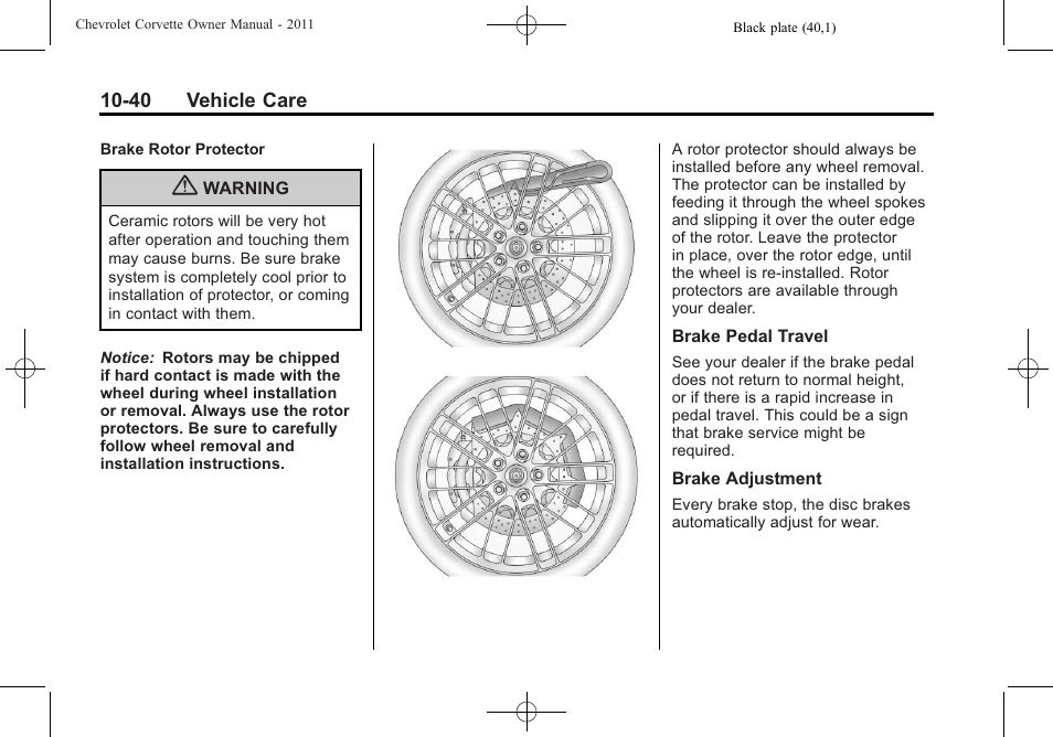 CHEVROLET 2011 Corvette User Manual | Page 330 / 436