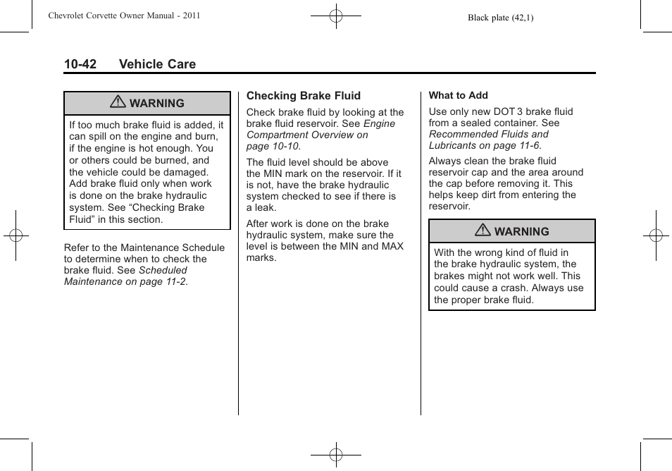 CHEVROLET 2011 Corvette User Manual | Page 332 / 436