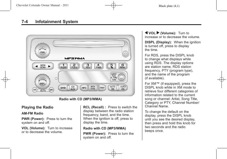 CHEVROLET 2011 Colorado User Manual | Page 150 / 394