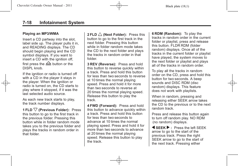 CHEVROLET 2011 Colorado User Manual | Page 164 / 394