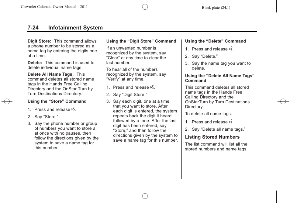 CHEVROLET 2011 Colorado User Manual | Page 170 / 394