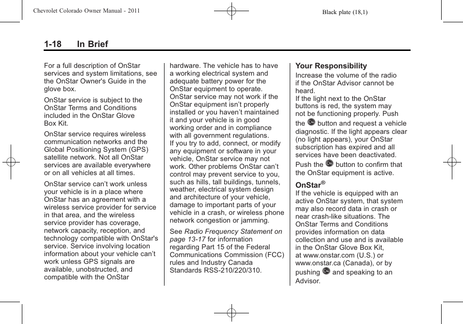 CHEVROLET 2011 Colorado User Manual | Page 24 / 394