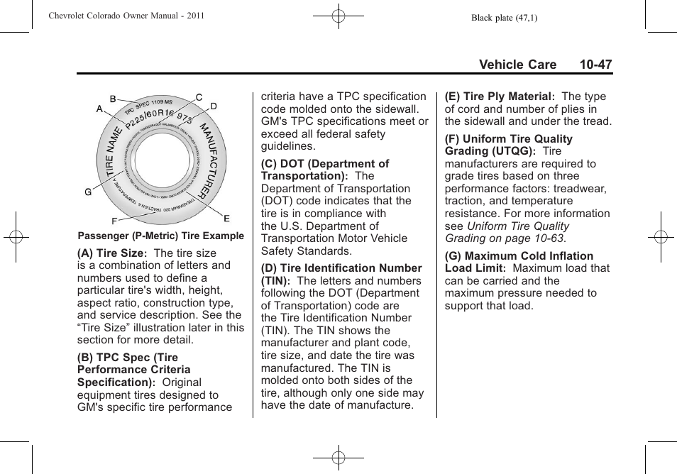 CHEVROLET 2011 Colorado User Manual | Page 293 / 394