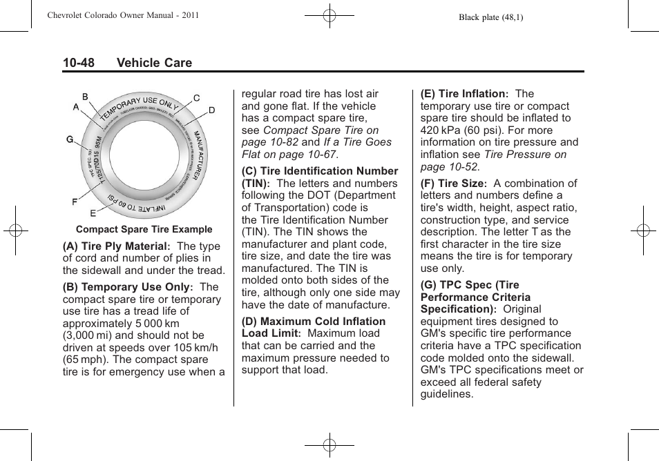 CHEVROLET 2011 Colorado User Manual | Page 294 / 394