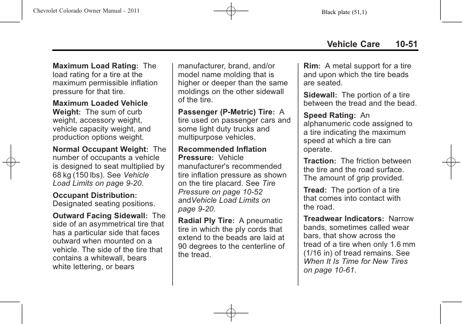 CHEVROLET 2011 Colorado User Manual | Page 297 / 394
