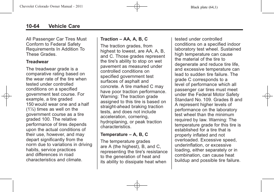 CHEVROLET 2011 Colorado User Manual | Page 310 / 394