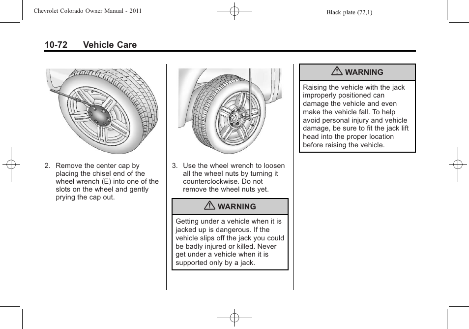 CHEVROLET 2011 Colorado User Manual | Page 318 / 394