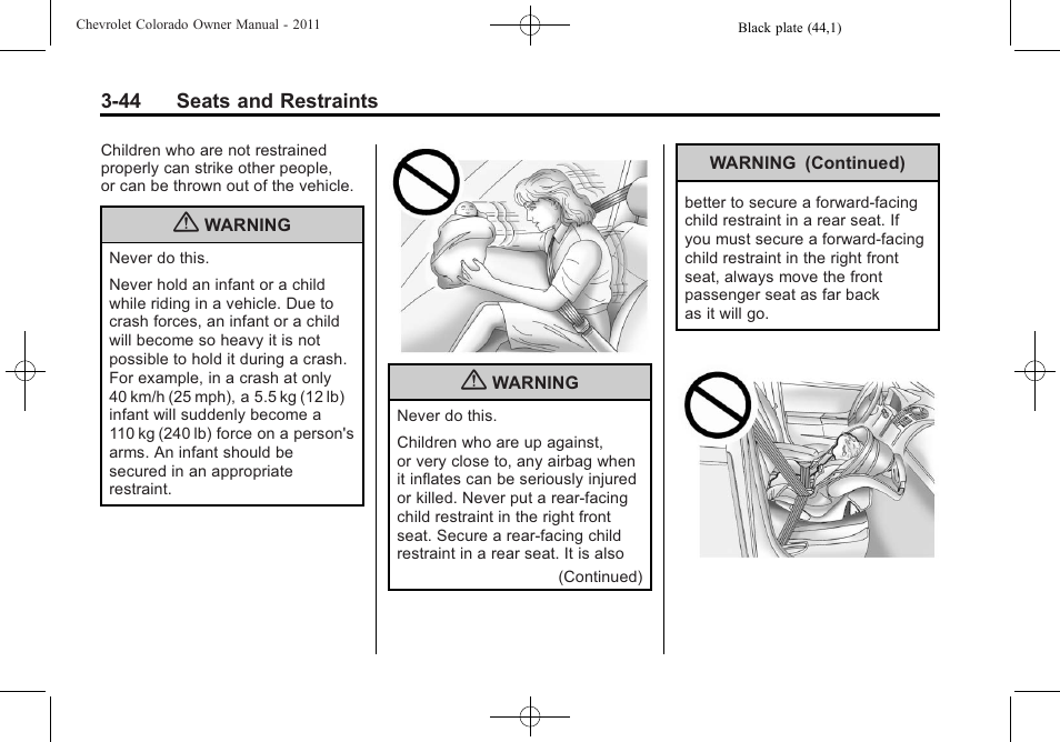 CHEVROLET 2011 Colorado User Manual | Page 86 / 394