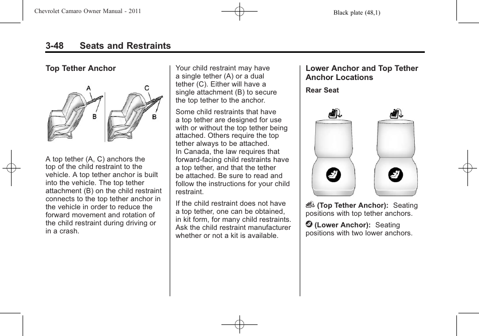 CHEVROLET 2011 Camaro User Manual | Page 94 / 414