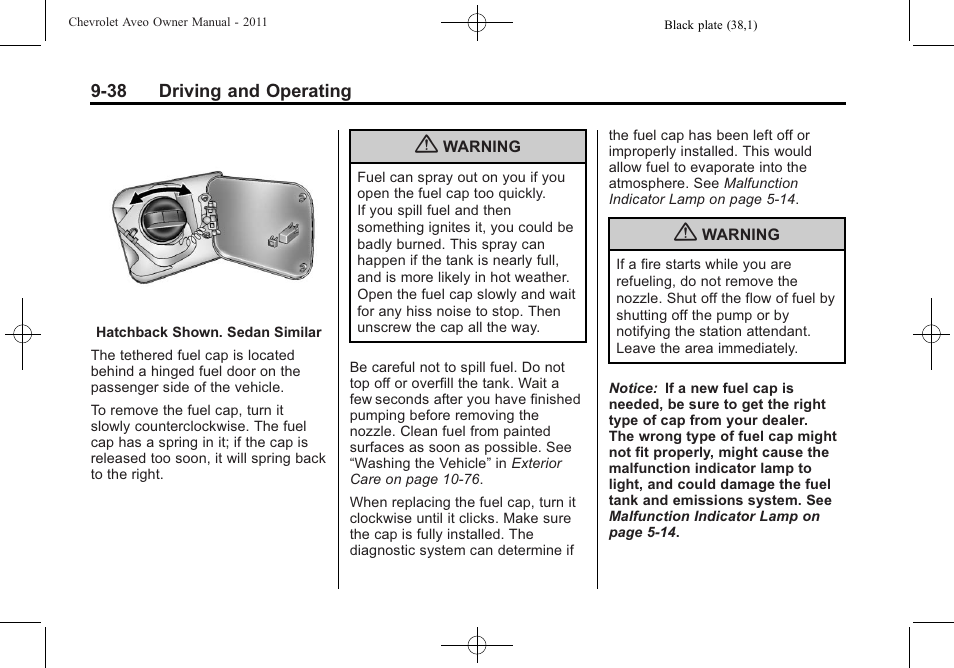 CHEVROLET 2011 Aveo User Manual | Page 200 / 328