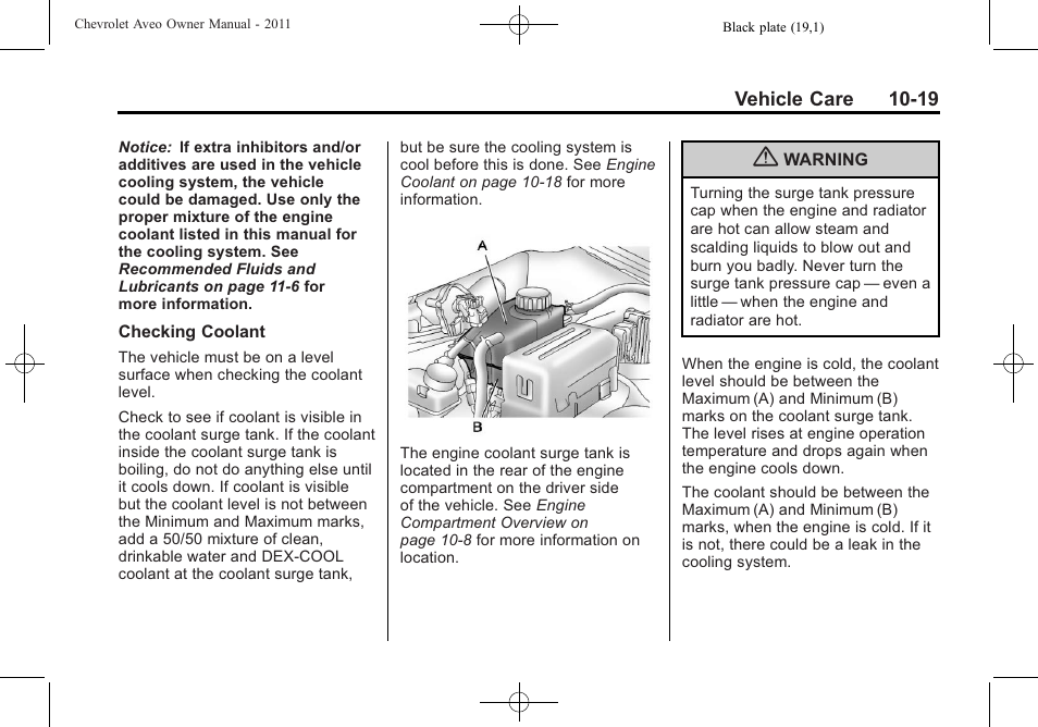 CHEVROLET 2011 Aveo User Manual | Page 221 / 328