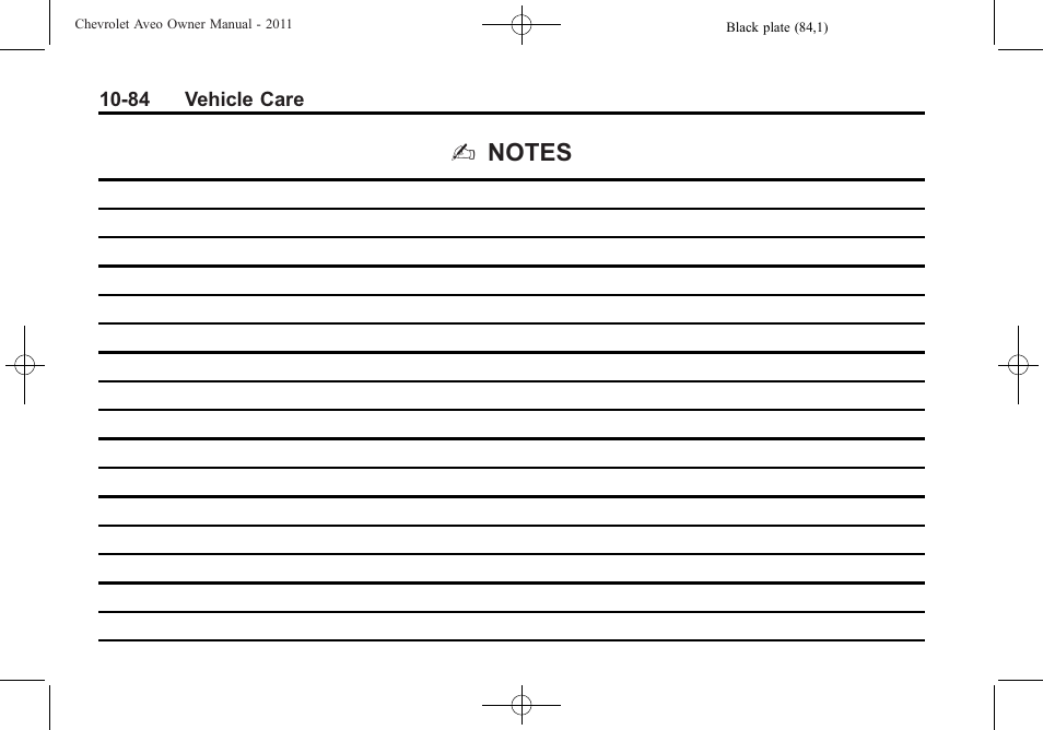 CHEVROLET 2011 Aveo User Manual | Page 286 / 328