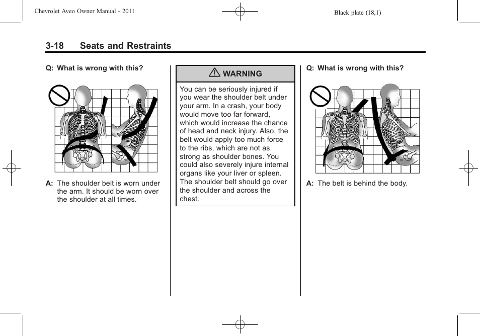 CHEVROLET 2011 Aveo User Manual | Page 68 / 328