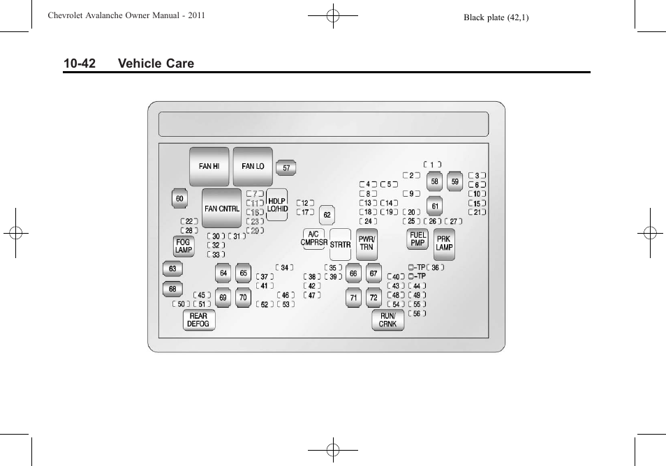 CHEVROLET 2011 Avalanche User Manual | Page 398 / 508