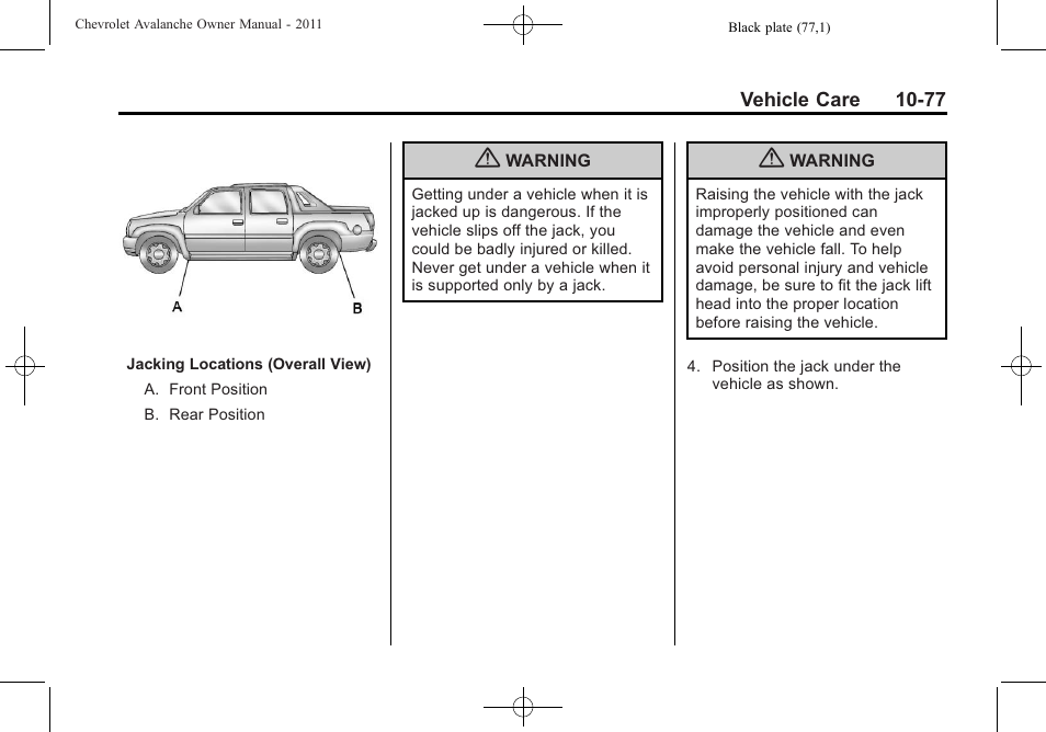 CHEVROLET 2011 Avalanche User Manual | Page 433 / 508